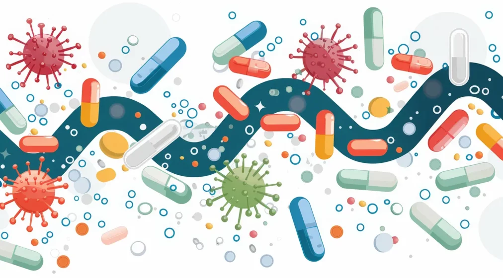 A vector of gastrointestinal bacteria and capsules